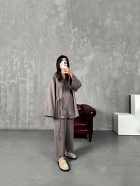 Drex Kahve Yumuşak Kaşe Kimono TakımGausTAKIMGU00903811