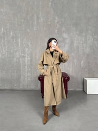 Jordi Vizon Kuşaklı TrençkotGausTRENÇKOTGU100959