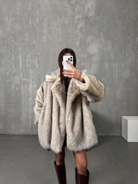 Revena Krem Astarlı Premium KürkGausKABANGU10068