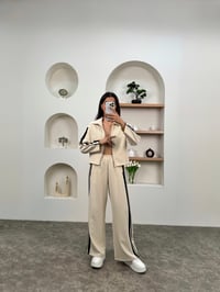 Ena Taş Çizgili ZR Model Fermuarlı TakımGausTAKIMGU00903698
