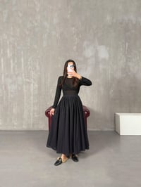 Jolena Siyah Astarlı Vual Kumaş EtekGausETEKGU100353