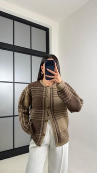 Vizon Düğmeli Vintage ZR Muadil Hırka GAUS-00626GAUSHIRKAGAUS-00626