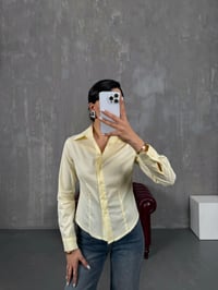 Sarı Slim Fit Gömlek Gaus00039GausGÖMLEKGU1001080