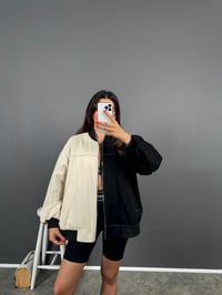 Ravel Çift Renkli Astarlı Gabardin Bomber CeketGausCEKETGU008868