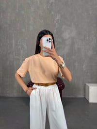 Somon Bisiklet Yaka Tshirt Gaus00250GausTSHIRTGU1001579