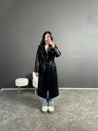 Siyah Premium Rugan Astarlı KabanGausKABANGU002791