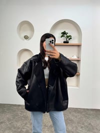 Rena Siyah ZR Model Biker İçi Kürklü CeketGausCEKETGU00903557