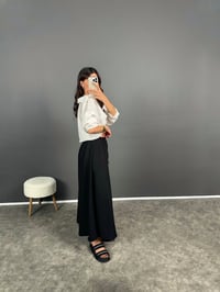 Fae Siyah İpi Ayarlanabilir İnce Kemerli EtekGausETEKGU008490