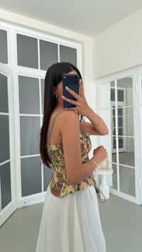 Çok Renkli Muadil Vintage Korse GAUS-01775GAUSBLUZGAUS-01775