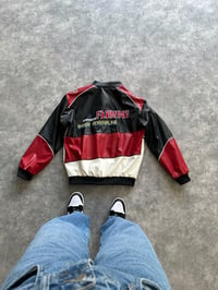 Wang Kırmızı Deri Bomber CeketGausCEKETGU002495