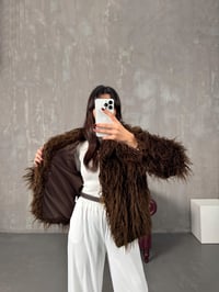 Noah Kahve Püsküllü Astarlı KürkGausKABANGU00904356