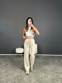 Oys Krem Modal Palazzo PantolonGausPANTOLONGU004043