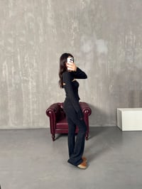 Dream Antrasit Dekolte Pencere Detaylı TakımGausTAKIMGU00903946