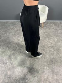 Oreo Siyah Premium Oversize Gold Düğmeli Ceket Pantolon İkili Takım GausTAKIMGU004762