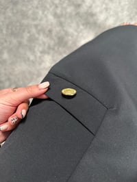 Siyah Gold Düğmeli EtekGausETEKGU007951