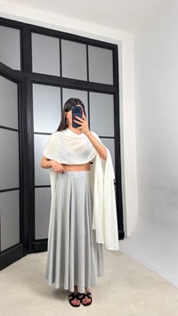 Gri Modal Kumaş Basic Etek GAUS-01559GAUSETEKGAUS-01559