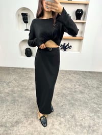Saly Siyah Kemerli Kalem EtekGausETEKGU009023