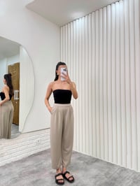 Taş Beli Lastikli Cepli Harem Pantolon Gaus00308GausPANTOLONGU1001704