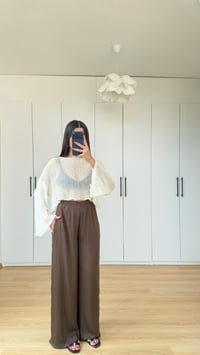 Kahve Beli Lastikli Yumuşak Dokulu Premium Pantolon GAUS-01575GAUSPANTOLONGAUS-01575