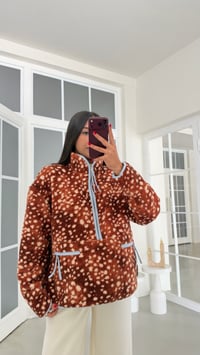 Bambi Desenli Fermuarlı Polar Sweatshirt GAUS-01916 GAUS-02316GAUSSWEATSHIRTGAUS-02316