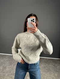 Aliska Gri Örme KazakGausKAZAKGU004066