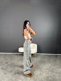 Calandia Eskitme Bol Paça Jean GausDENİM PANTOLONGU004498