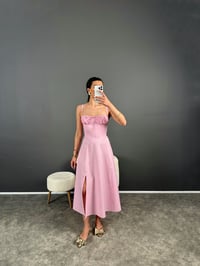 Pembe Pinterest Viral ElbiseGausELBİSEGU007277