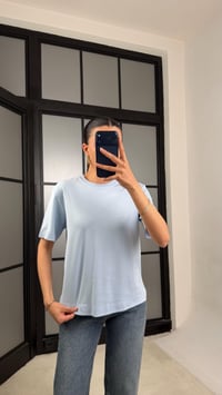 Mavi Kısa Kol Basic Tshirt GAUS-01417GAUSTshirtGAUS-01417