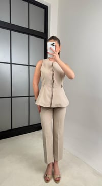 Taş Düğme Detaylı Yelek Pantolon İkili Premium Takım GAUS-00987GAUSTAKIMGAUS-00987