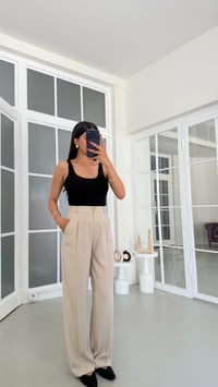 Taş Gold Düğmeli Tencel Pantolon GAUS-01844GAUSPantsGAUS-01844