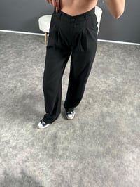 Siyah Premium Keten Astarlı Ceket Pantolon İkili Takım GausTAKIMGU004562