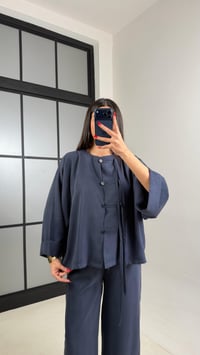 Lacivert Püsküllü Muadil Modal Takım GAUS-00998GAUSTAKIMGAUS-00998