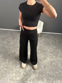 Siyah Triko Pantolon GausPANTOLONGU004207