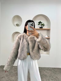 Viba Bej Kırçıllı Astarlı KürkGausMONTGU00903491