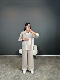 Lalita Taş Saten Parlak İkili Takım GausTAKIMGU004340