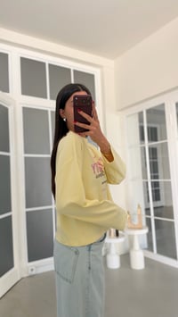 Sarı Baskılı Bluz GAUS-02347GAUSالبلوزات GAUS-02347