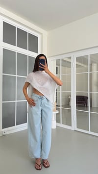 Buz Mavi Balon Tencel Denim Pantolon GAUS-01685GAUSDENİM PANTOLONGAUS-01685
