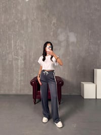 Faus Antrasit Şeritli Modal Eşofman AltıGausEŞOFMANGU00904227