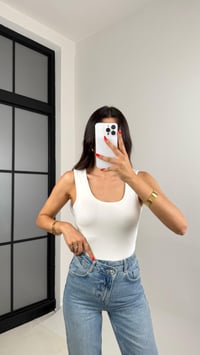 Beyaz OYS Muadil Modal Kumaş Atlet GAUS-009GAUSTshirtGAUS-009