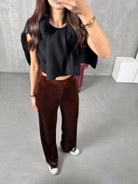 Crans Kahve Kadife PantolonGausPANTOLONGU00904094