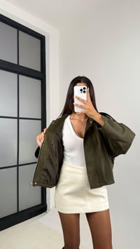 Haki Süet Premium Bomber Ceket GAUS-0088GAUSCEKETGAUS-0088