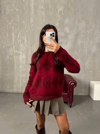 Mida ZR Bordo Baklava Dilim Sakallı KazakGausKAZAKGU00903827