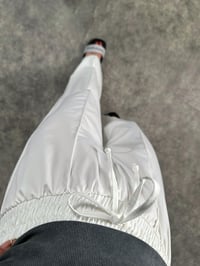 Rusha Beyaz Beli Lastikli Poliviskon Pantolon GausPANTOLONGU004747