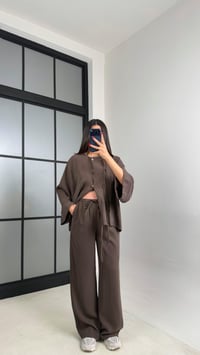 Kahve Püsküllü Muadil Modal Takım GAUS-00998GAUSTAKIMGAUS-00998