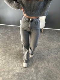 Poe Füme Kesik Paça Straight Leg JeanGausPANTOLONGU002965