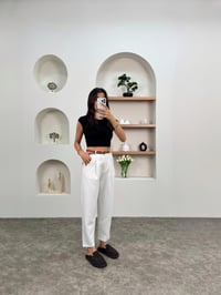 Aldo Beyaz Kemerli Premium Havuç PantolonGausPANTOLONGU00903756