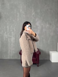 Blob Kahve Kırçıllı Ceket Etek TakımGausTAKIMGU00904358