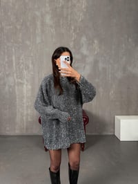 Holis Gri Simli Oversize KazakGausKAZAKGU100260