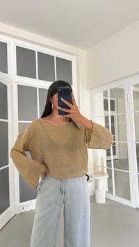 Altın Simli Parlak Crop Bluz GAUS-01764 GAUS-01744GAUSBLUZGAUS-01764