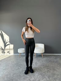 Deri Mat Deri Şardonlu Tayt GausTAYTGU002859